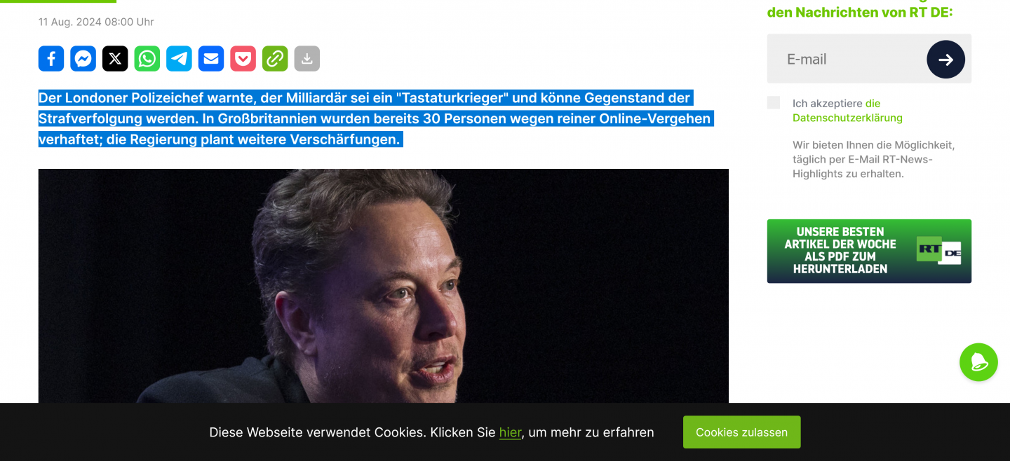 Klicke auf die Grafik für eine vergrößerte Ansicht

Name: Screenshot 2024-08-12 at 08-43-11 Britischer Polizeichef droht Elon Musk — RT DE.png
Ansichten: 11
Größe: 699,5 KB
ID: 1620